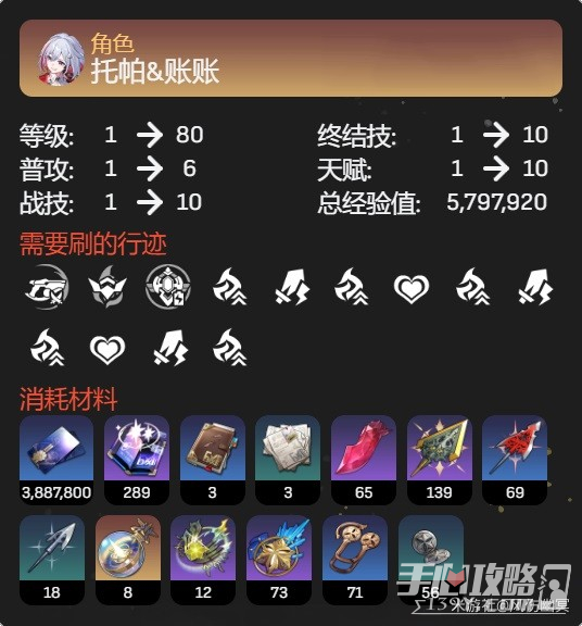 《崩坏星穹铁道》托帕装备选择参考